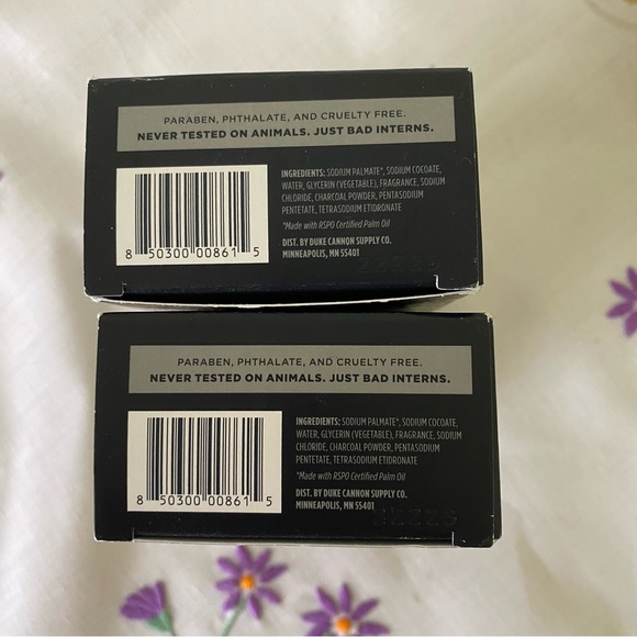 DUKE CANNON - TWO BOXES - Big Ass Lump of Coal - ACTIVATED CHARCOAL SOAP - NEW - Picture 4 of 6